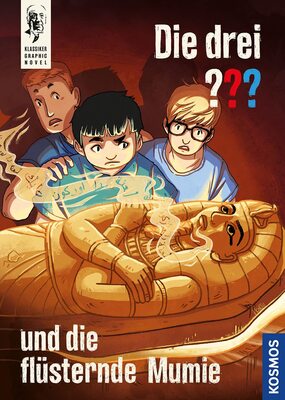 Alle Details zum Kinderbuch Die drei ??? und die flüsternde Mumie: Klassiker-Graphic Novel und ähnlichen Büchern