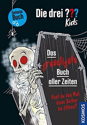 Alle Details zum Kinderbuch Die drei ??? Kids, Das gruseligste Buch aller Zeiten: Hast du den Mut, diese Seiten zu öffnen? - Geheimbuch und ähnlichen Büchern