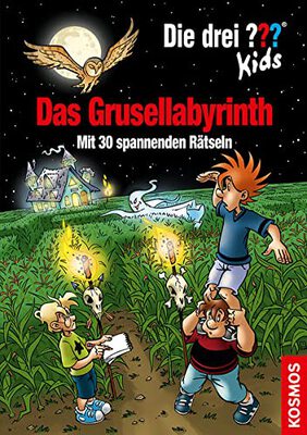 Alle Details zum Kinderbuch Die drei ??? Kids, Das Grusellabyrinth: 30 spannende Rätsel und ähnlichen Büchern