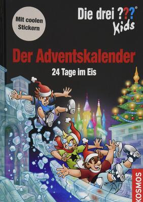 Alle Details zum Kinderbuch Die drei ??? Kids, Der Adventskalender: 24 Tage im Eis Extra: Stickerbogen und ähnlichen Büchern