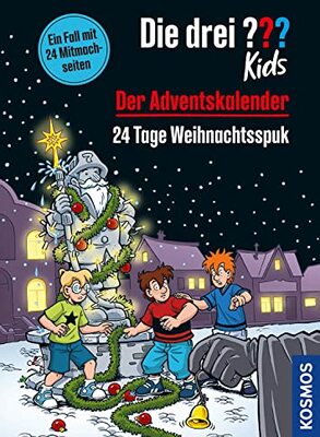 Alle Details zum Kinderbuch Die drei ??? Kids, Der Adventskalender: 24 Tage Weihnachtsspuk. Extra: Stickerbogen und ähnlichen Büchern