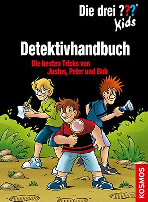 Alle Details zum Kinderbuch Die drei ??? Kids, Detektivhandbuch: Die besten Tricks von Justus, Peter und Bob und ähnlichen Büchern