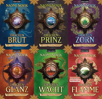 Naomi Novik Die Feuerreiter seiner Majestät Band 1-6 plus 1 exklusives Postkartenset bei Amazon bestellen