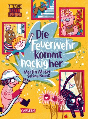 Die Feuerwehr kommt nackig her: Einfach Lesen Lernen | Lustig gereimt mit viel Witz für Erstleser*innen ab 6 Jahren bei Amazon bestellen