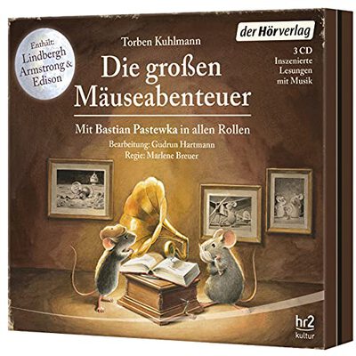 Alle Details zum Kinderbuch Die großen Mäuseabenteuer: Lindbergh - Armstrong - Edison und ähnlichen Büchern
