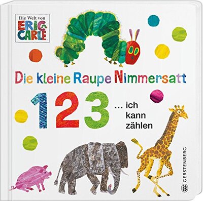 Alle Details zum Kinderbuch Die kleine Raupe Nimmersatt - 1 2 3 ... ich kann zählen und ähnlichen Büchern