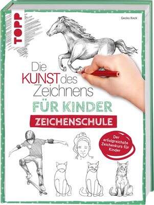 Alle Details zum Kinderbuch Die Kunst des Zeichnens für Kinder Zeichenschule: Der erfolgreichste Zeichenkurs für Kinder. Mit Übungsseiten zum Download und ähnlichen Büchern