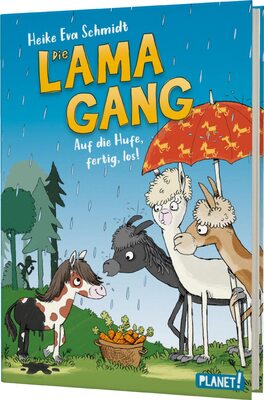 Alle Details zum Kinderbuch Die Lama-Gang. Mit Herz & Spucke 4: Auf die Hufe, fertig los!: Lustige Detektivgeschichte ab 8 (4) und ähnlichen Büchern