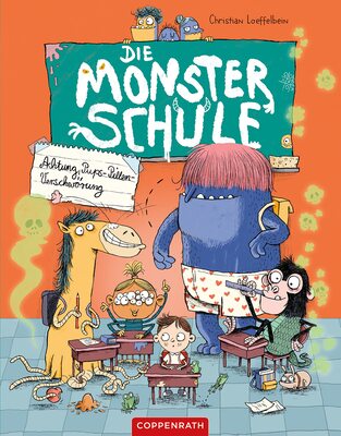 Alle Details zum Kinderbuch Die Monsterschule (Bd. 1): Achtung, Pups-Pillen-Verschwörung und ähnlichen Büchern