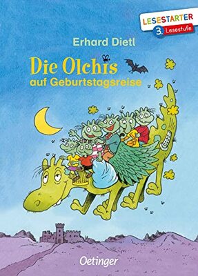 Alle Details zum Kinderbuch Die Olchis auf Geburtstagsreise: Lesestarter. 3. Lesestufe und ähnlichen Büchern
