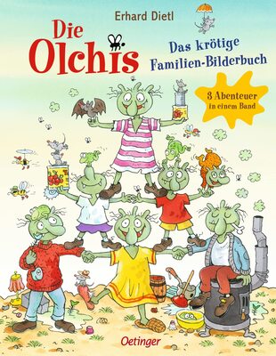Alle Details zum Kinderbuch Die Olchis. Das krötige Familien-Bilderbuch: 3 Abenteuer in einem Band und ähnlichen Büchern