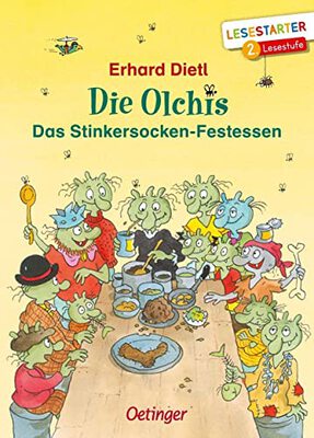 Alle Details zum Kinderbuch Die Olchis. Das Stinkersocken-Festessen: Lesestarter. 2. Lesestufe und ähnlichen Büchern