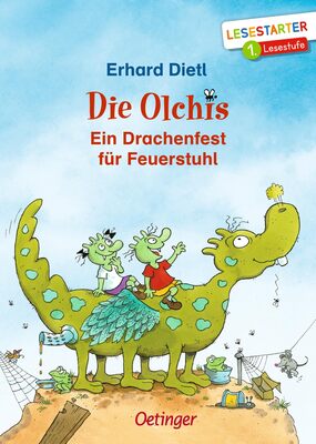 Alle Details zum Kinderbuch Die Olchis. Ein Drachenfest für Feuerstuhl: Lesestarter. 1. Lesestufe und ähnlichen Büchern