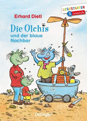 Alle Details zum Kinderbuch Die Olchis und der blaue Nachbar: Lesestarter. 3. Lesestufe und ähnlichen Büchern