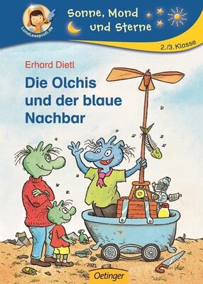 Alle Details zum Kinderbuch Die Olchis und der blaue Nachbar (Sonne, Mond und Sterne) und ähnlichen Büchern