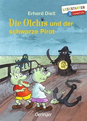 Alle Details zum Kinderbuch Die Olchis und der schwarze Pirat: Lesestarter. 3. Lesestufe und ähnlichen Büchern