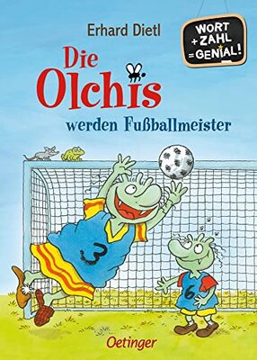 Alle Details zum Kinderbuch Die Olchis werden Fußballmeister: Wort + Zahl = genial! Level 2 und ähnlichen Büchern