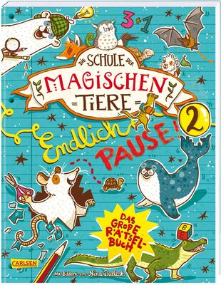 Alle Details zum Kinderbuch Die Schule der magischen Tiere: Endlich Pause! Das große Rätselbuch Band 2 und ähnlichen Büchern