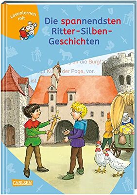 Alle Details zum Kinderbuch LESEMAUS zum Lesenlernen Sammelbände: Die spannendsten Ritter-Silben-Geschichten: Abenteuerliche Erstlesegeschichten ab 6 | Extra Lesetraining – Lesetexte mit farbiger Silbenmarkierung und ähnlichen Büchern