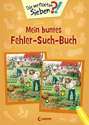 Alle Details zum Kinderbuch Die verflixten Sieben - Mein buntes Fehler-Such-Buch: Rätsel- und Beschäftigungsbuch für Kinder ab 5 Jahre und ähnlichen Büchern