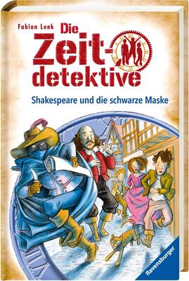 Alle Details zum Kinderbuch Die Zeitdetektive, Band 35: Shakespeare und die schwarze Maske: Ein Krimi aus Shakespeares England und ähnlichen Büchern