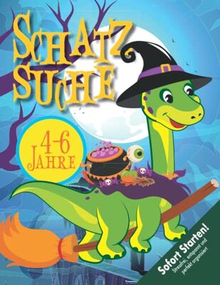 Alle Details zum Kinderbuch Dino Hexen Schatzsuche Kindergeburtstag & Halloweenparty 4-6 Jahre: Lustige Rätsel & Spiele kombiniert. Zutaten sammeln, Zaubertrank brauen, Schatz finden. Sofort startklar! (Bravo Schatzsuche) und ähnlichen Büchern