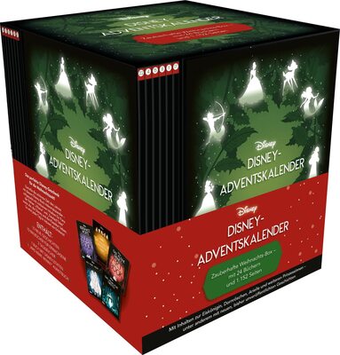 Disney Adventskalender 2023 - zauberhafte Weihnachts-Box mit 24 Büchern und 1.152 Seiten: Mit Geschichten von der Eiskönigin, Dornröschen, Arielle, ... neuen, bisher unveröffentlichten Erzählungen bei Amazon bestellen