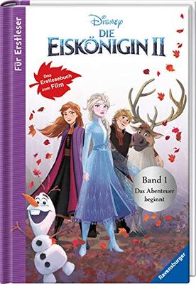 Alle Details zum Kinderbuch Disney Die Eiskönigin 2 - Für Erstleser: Band 1 Das Abenteuer beginnt: Das Erstlesebuch zum Film und ähnlichen Büchern