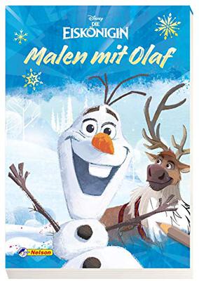 Alle Details zum Kinderbuch Disney Eiskönigin: Malen mit Olaf: Malblock für Olaf-Fans ab 3 Jahren und ähnlichen Büchern