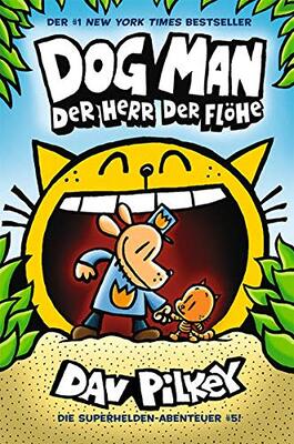 Alle Details zum Kinderbuch Dog Man 5: Herr der Flöhe - Kinderbücher ab 8 Jahre (DogMan Reihe) und ähnlichen Büchern