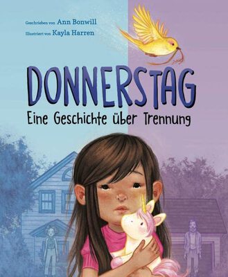 Alle Details zum Kinderbuch Donnerstag: Eine Geschichte über Trennung. Ein Kind findet gemeinsam mit seinem Plüsch-Einhorn Wege, mit einer Trennung umzugehen. Sensibles ... und den Umgang mit der Scheidung der Eltern. und ähnlichen Büchern