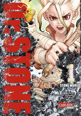 Alle Details zum Kinderbuch Dr. Stone 1: Verrückte Abenteuer, Action und Wissenschaft! (1) und ähnlichen Büchern