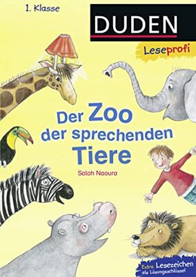Alle Details zum Kinderbuch Duden Leseprofi – Der Zoo der sprechenden Tiere, 1. Klasse: Kinderbuch für Erstleser ab 6 Jahren und ähnlichen Büchern