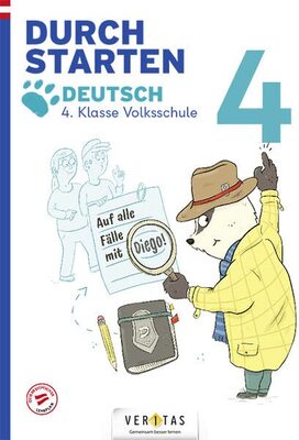 Alle Details zum Kinderbuch Durchstarten - Volksschule - 4. Klasse: Auf alle Fälle mit Diego! Deutsch - Übungsbuch und ähnlichen Büchern