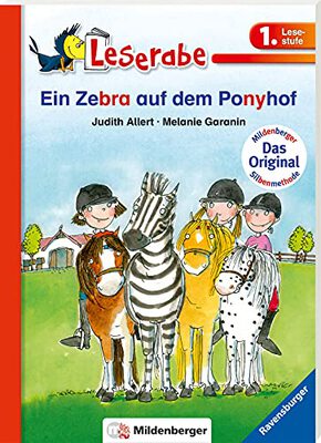Alle Details zum Kinderbuch Ein Zebra auf dem Ponyhof - Leserabe 1. Klasse - Erstlesebuch für Kinder ab 6 Jahren: Leichter lesen lernen mit der Silbenmethode (Leserabe mit Mildenberger Silbenmethode) und ähnlichen Büchern