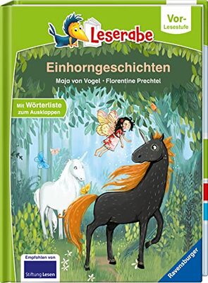 Alle Details zum Kinderbuch Einhorngeschichten - Leserabe ab Vorschule - Erstlesebuch für Kinder ab 5 Jahren: Mit Wörterliste zum Ausklappen (Leserabe – Vor-Lesestufe) und ähnlichen Büchern