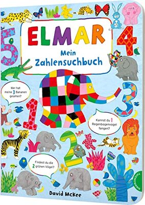 Alle Details zum Kinderbuch Elmar: Mein Zahlensuchbuch: Zählen lernen mit dem bunten Elefanten und ähnlichen Büchern