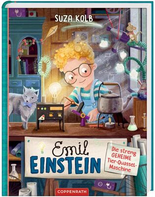 Alle Details zum Kinderbuch Emil Einstein (Bd. 1): Die streng geheime Tier-Quassel-Maschine und ähnlichen Büchern