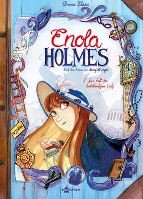 Alle Details zum Kinderbuch Enola Holmes (Comic). Band 2: Der Fall der linkshändigen Lady und ähnlichen Büchern