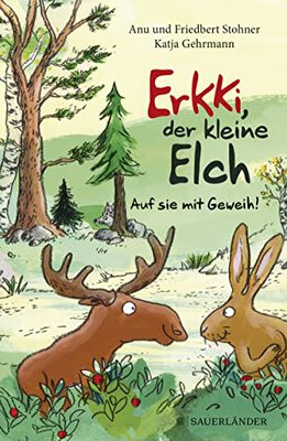 Alle Details zum Kinderbuch Erkki, der kleine Elch – Auf sie mit Geweih! und ähnlichen Büchern