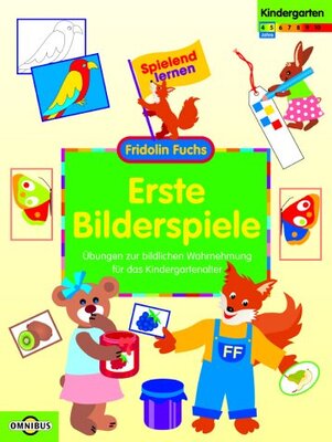 Alle Details zum Kinderbuch Erste Bilderspiele Übungen zur bildlichen Wahrnehmung für das Kindergartenalter: Spielend lernen - Fridolin Fuchs und ähnlichen Büchern
