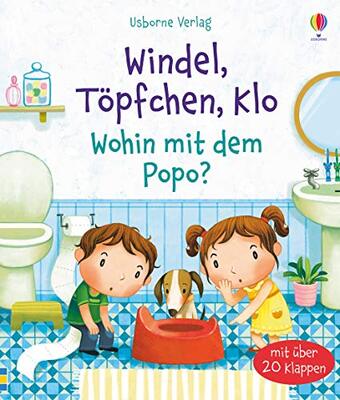 Alle Details zum Kinderbuch Windel, Töpfchen, Klo - Wohin mit dem Popo?: Mit über 20 Klappen (Erste Fragen und Antworten) und ähnlichen Büchern