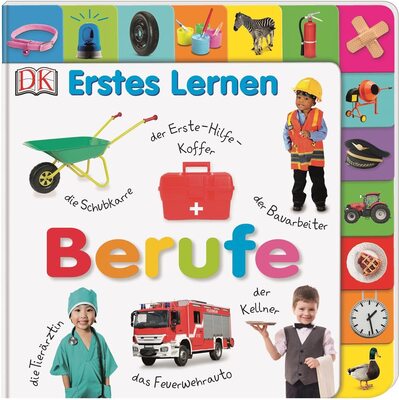Alle Details zum Kinderbuch Erstes Lernen. Berufe: Pappbilderbuch mit Griff-Register und über 100 Fotos ab 1 Jahr und ähnlichen Büchern