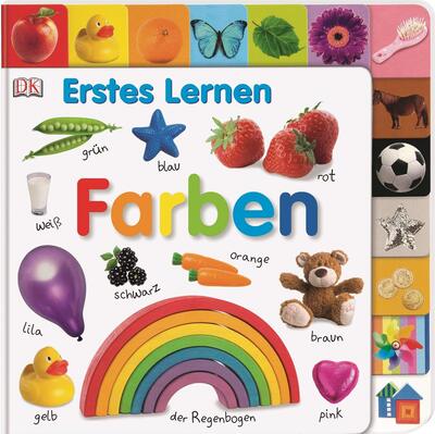 Alle Details zum Kinderbuch Erstes Lernen. Farben: Pappbilderbuch mit Griff-Register und über 100 Fotos ab 1 Jahr und ähnlichen Büchern