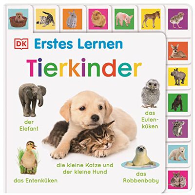 Alle Details zum Kinderbuch Erstes Lernen. Tierkinder: Pappbilderbuch mit Griff-Register und über 140 Fotos ab 1 Jahr und ähnlichen Büchern