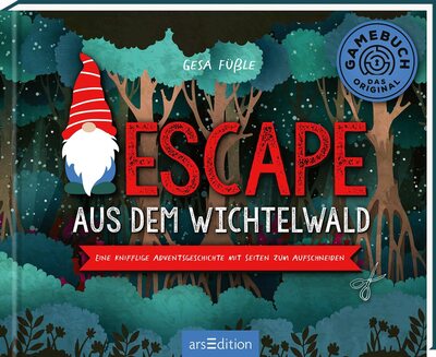 Alle Details zum Kinderbuch Escape aus dem Wichtelwald: Eine knifflige Adventsgeschichte mit Seiten zum Aufschneiden | Adventskalender mit vielen Rätseln für die ganze Familie! und ähnlichen Büchern