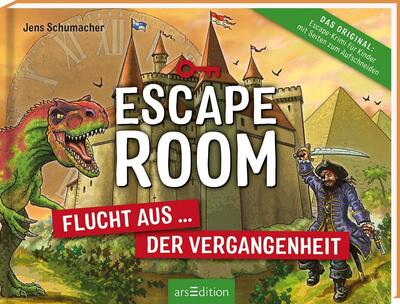 Alle Details zum Kinderbuch Escape Room – Flucht aus der Vergangenheit: Mit Seiten zum Aufschneiden | Escape-Krimi für Kinder mit vielen spannenden Rätseln und ähnlichen Büchern