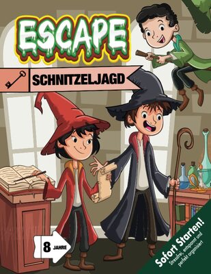 Alle Details zum Kinderbuch Escape Schnitzeljagd Hexen Zauberer Kindergeburtstag ab 8 Jahren: Entkommt dem Haus der Rätsel, entschlüsselt den geheimen Morsebrief und findet den Schatz! Sofort startklar! (Bravo Schatzsuche) und ähnlichen Büchern