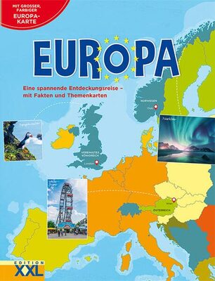 Alle Details zum Kinderbuch Europa - Eine spannende Entdeckungsreise: mit Fakten und Themenkarten sowie großer farbiger Europa-Karte und ähnlichen Büchern