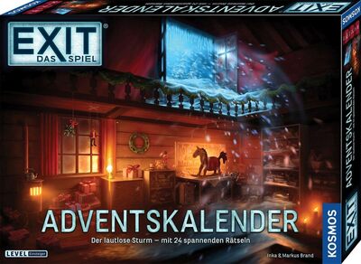 Alle Details zum Kinderbuch KOSMOS 683009 EXIT - Das Spiel Adventskalender, Der lautlose Sturm, mit 24 spannenden Rätseln ab 10 Jahren, Escape Room Spiel vor Weihnachten, für Kinder, Jugendliche und Erwachsene und ähnlichen Büchern